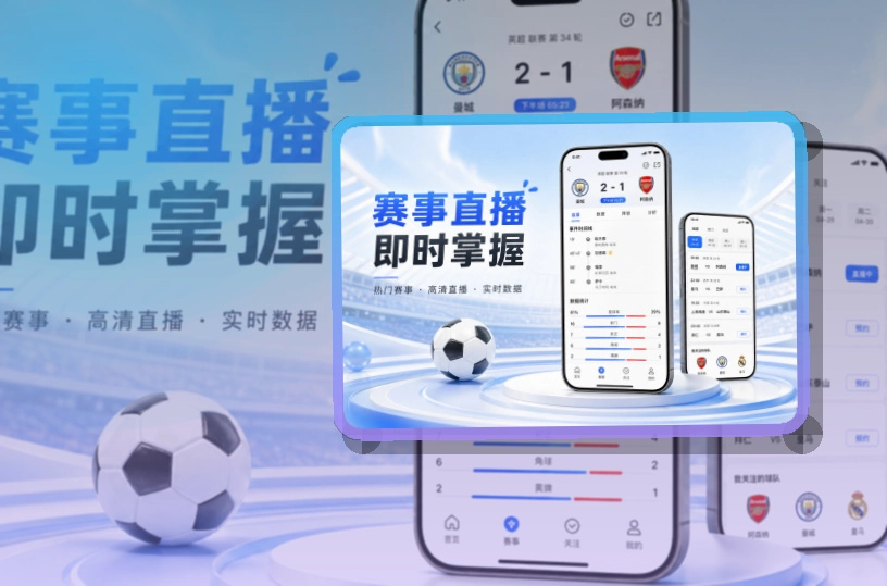 MK体育 App使用亮点，比赛日更方便 页面展示